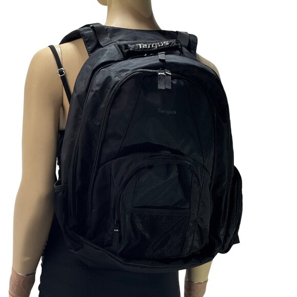Targus Groove Black Laptop Backpack Multiple Compartments & Adjustable Straps - Picture 1 of 11